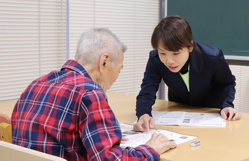 画像：授業を受ける様子